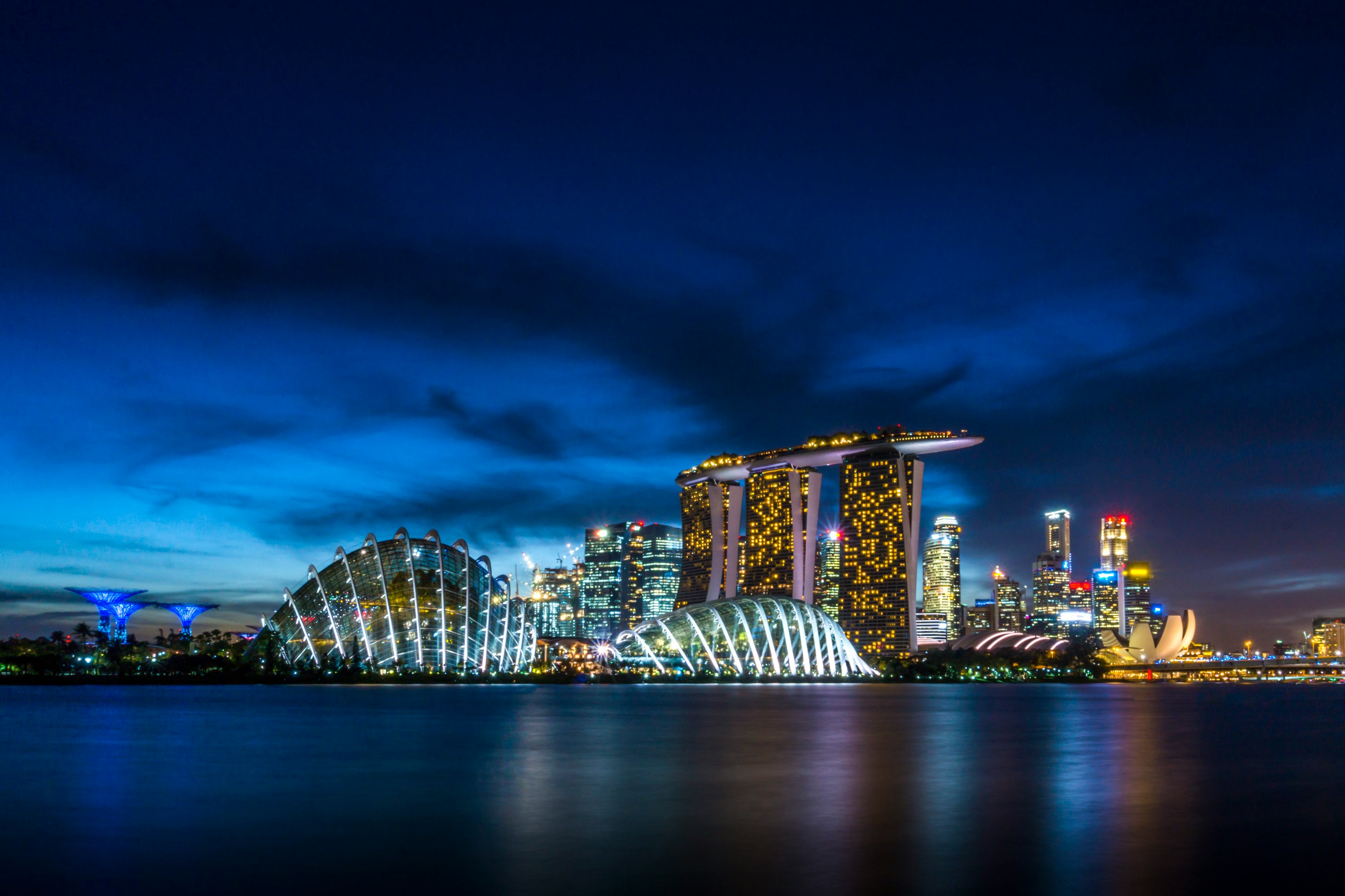 Scenic view of Singapore